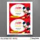 Mickey Mouse 5x7 in. Birthday Invitation